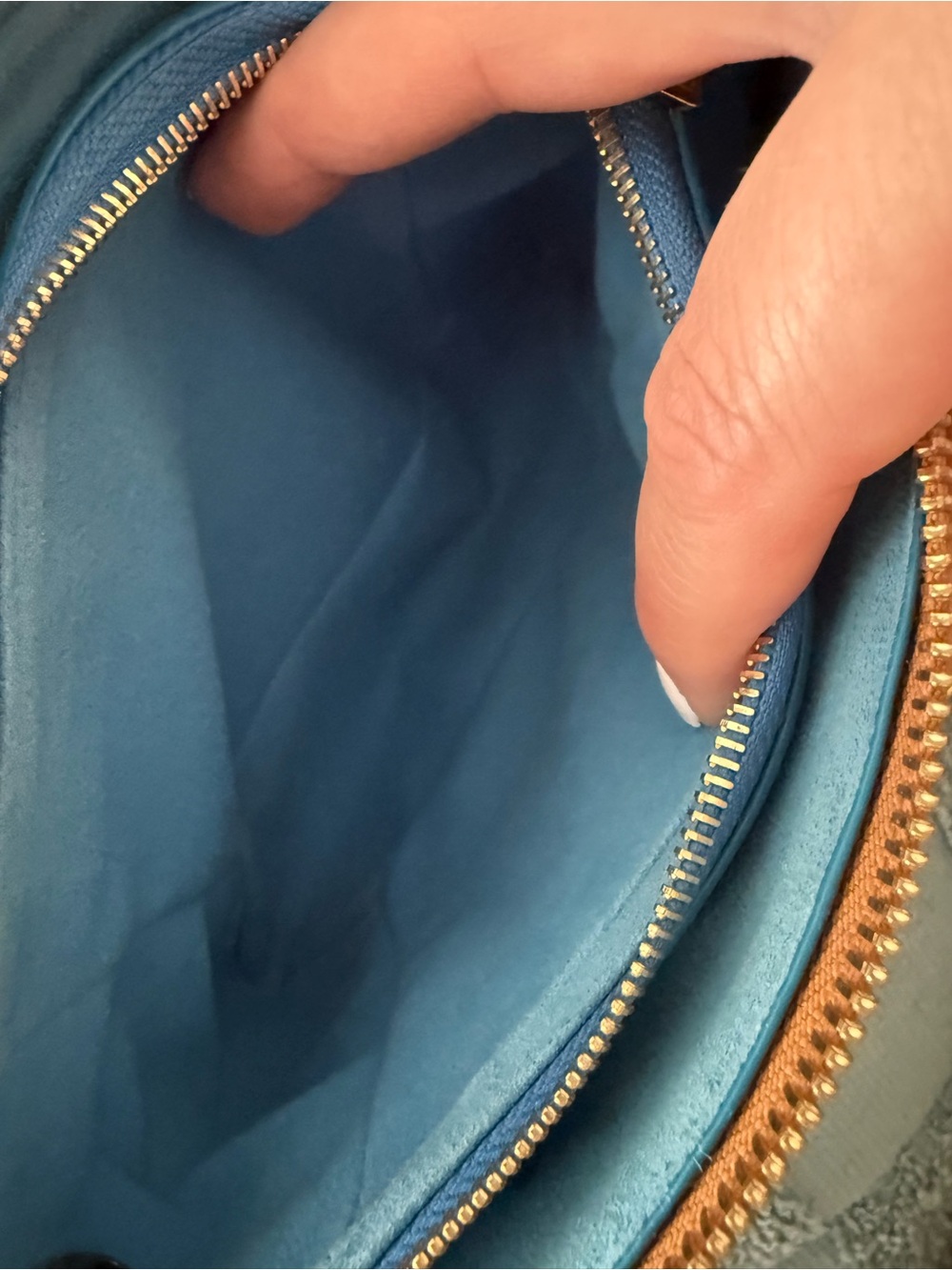 Louis Vuitton Camel Embossed Monogram Crossbody Coussin with Cream Strap - Picture 5 of 16